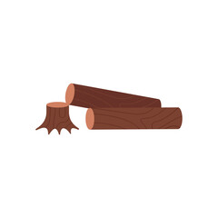 Illegal Logging Illustration