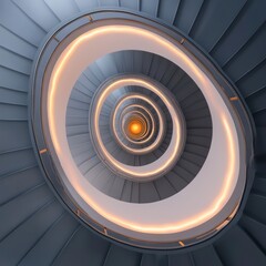 Mesmerizing Spiral Staircase Design: A Stunning Architectural Masterpiece