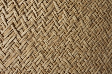 Cozy Handcrafted Woven Rattan Texture with Natural Fibers