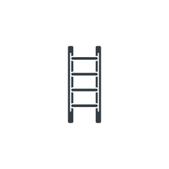 Ladder icon symbol vector illustration isolated on white background