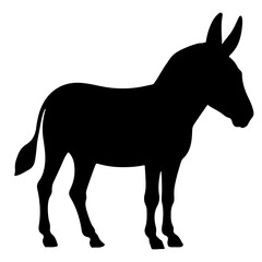 AdobeDonkey silhouette vector icon sign symbol illustration design. Illustrator Artwork