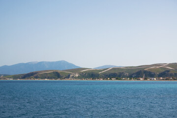 Amazing scenery by the sea in North Evia, Greece, close to Agia Anna beach