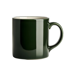 Dark Green Ceramic Mug, Coffee Cup, Kitchenware