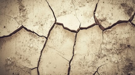 A Striking Visual of Cracked Earth: A Powerful Image of Environmental Distress