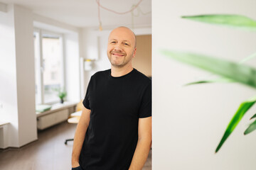 Business portrait in modern office setting