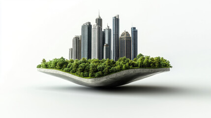 Open book with green nature world coming out of its pages. Nature with knowledge and happiness joy. imagination of designer.Concept of world creation