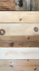 Naklejka premium Striking Wood Plank Texture: A Detailed Look at Natural Wood Grain Variations