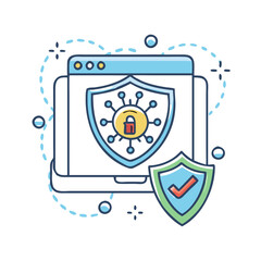 antivirus icon, antivirus vector illustration-simple illustration of antivirus, perfect for antivirus logos and icons