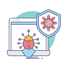 antivirus icon, antivirus vector illustration-simple illustration of antivirus, perfect for antivirus logos and icons