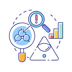 threat analysis icon, threat analysis vector illustration-simple illustration of threat analysis, perfect for threat analysis logos and icons