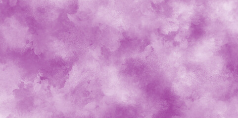 Grunge purple smoke texture with white clouds, watercolor abstract Handmade texture of old grunge, Purple canvas texture background with smoke, purple grunge texture old stained watercolor grunge.