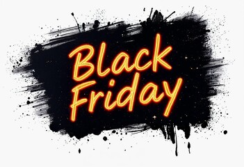 Celebrate Black Friday With Vibrant Colors and Bold Discounts All Around. Generative AI