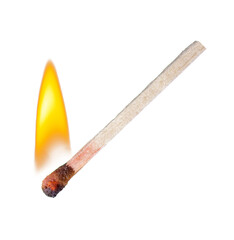 Burning match