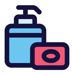 toiletries icon for illustration