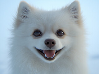 Cute dog photo, pet dog close-up