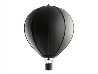 Obraz premium 4D Round Foil Balloon Black: A Sleek and Modern Decorative Accent for Celebrations, Events, and Parties