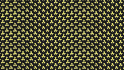 Premium luxury golden clover pattern design 