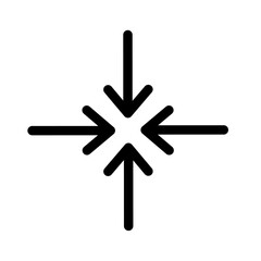 alignment icon vector on white background