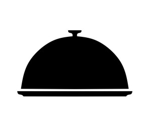restaurant tray vector on white background. tray icon