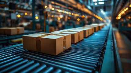 The interior of a factory specializing in manufacturing eco-friendly packaging with a focus on precision