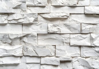 Obraz premium White Brick Wall: A Textured Background with a Rustic Feel 
