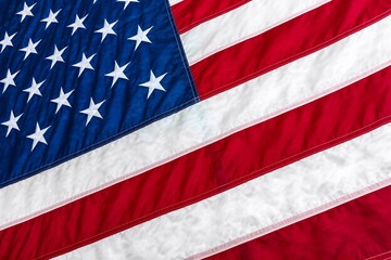 Obraz premium American flag on a grunge background