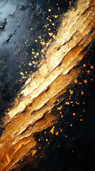 Abstract background with gold splashes. Grunge texture for your design.