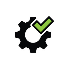 Gear logo vector icon