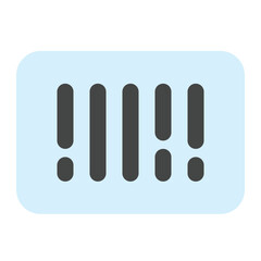 bar code icon for illustration