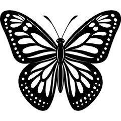 butterfly silhouette vector