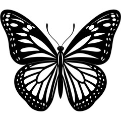 butterfly silhouette vector