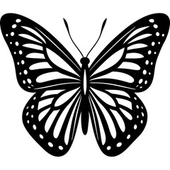 butterfly silhouette vector