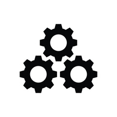Gear logo vector icon