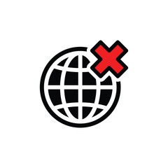 Website internet Earth globe icon