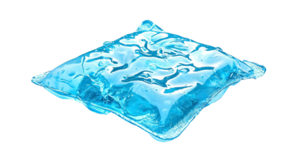 injury ice pack for relief isolated on white background 