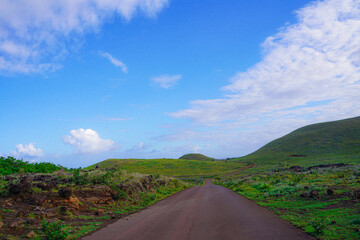 Roads of Rapa Nui, Easter Island, Chile