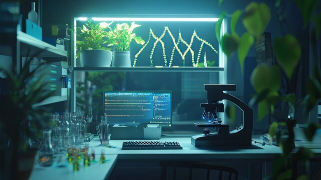 Research medical DNA lab science biotechnology scientist laboratory clinic medicine chemistry. Medical analysis DNA research equipment technology test microscope work health scientific computer gene