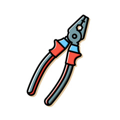 pliers isolated on white