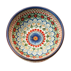 Obraz premium Printed bowl isolated on transparent background