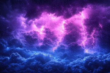 Powerful Thunderstorm Lights Up the Horizon