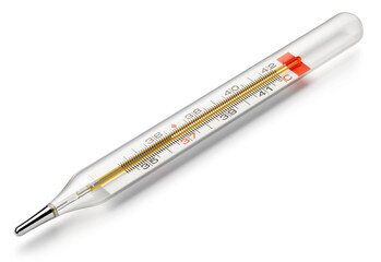 Medical thermometer isolated on white background clipping path included