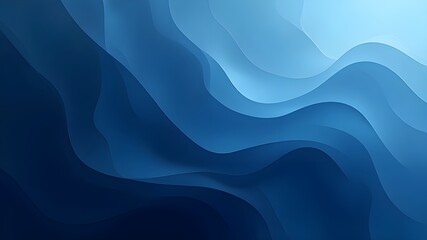 Dark blue rhythmic abstract blue waves