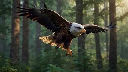 eagle in flight