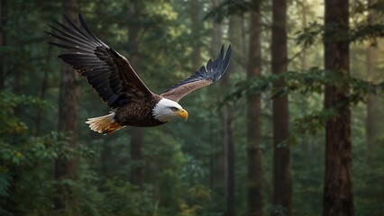 eagle in flight