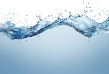 water splash isolated on white background