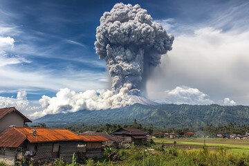 Mountain Explodes in a Sudden and Powerful Eruption