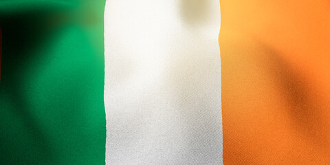 Ireland. Flag. Symbol of the state