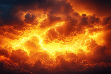 Dense Storm Clouds Gather Before the Downpour