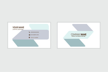 Business card designs with various shapes like round, triangular etc. and customizable colors like off-white, green, sky blue, pink, orange, blue etc.
