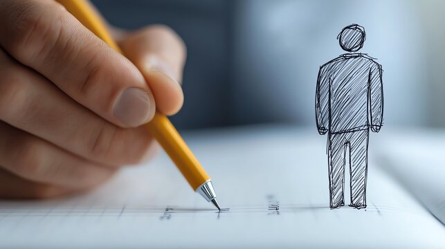 Person crossing off daily habits in a bullet journal, emphasizing habit-building and planning